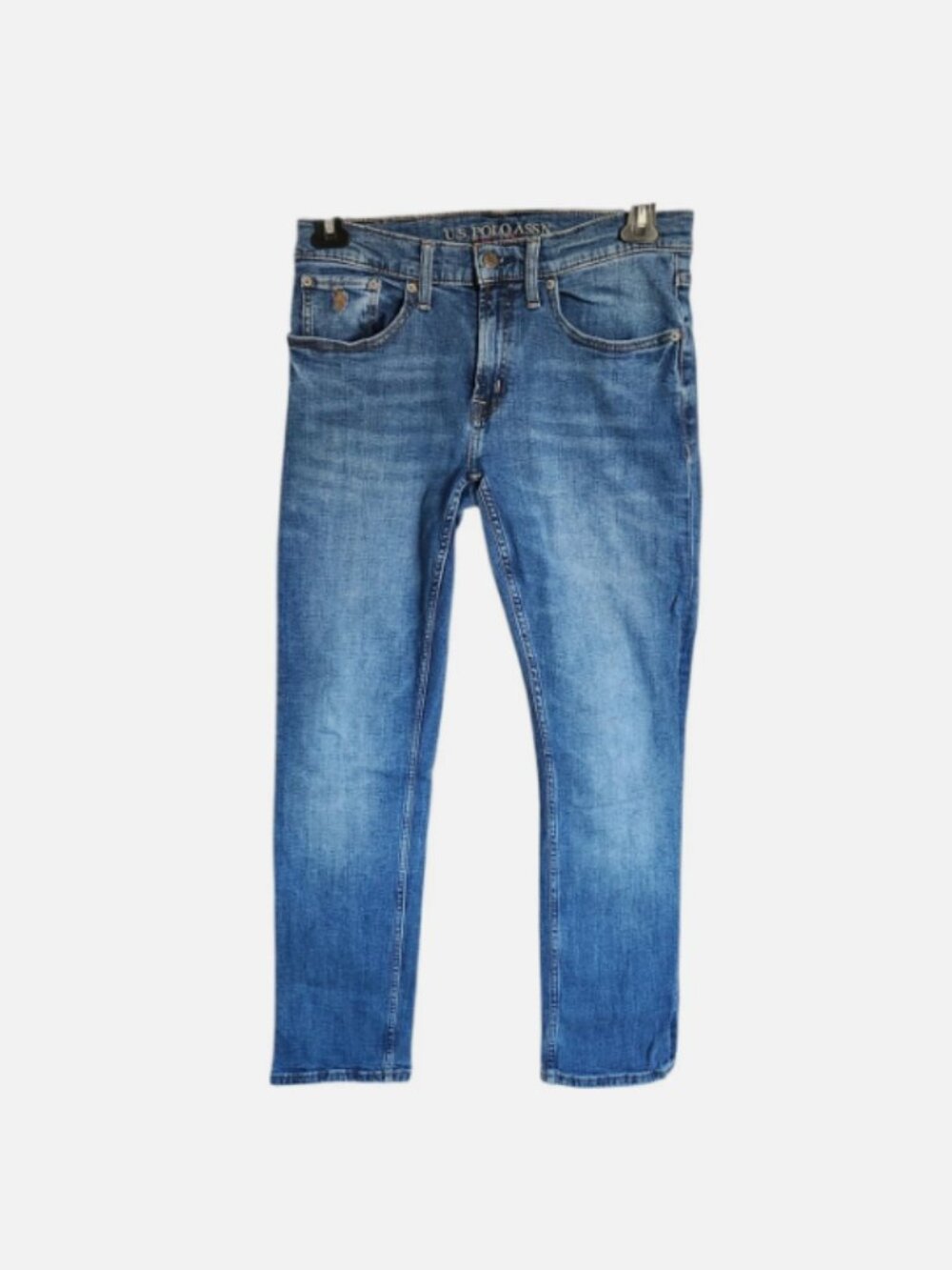 U.S. Polo Assn. Men's 32x30 Activate Stretch Medium Wash Denim Jeans Blue